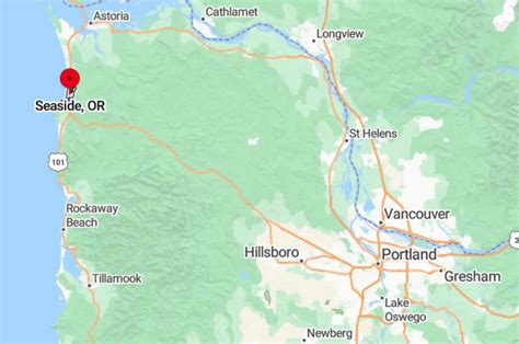 seaside or map|where is seaside oregon located.